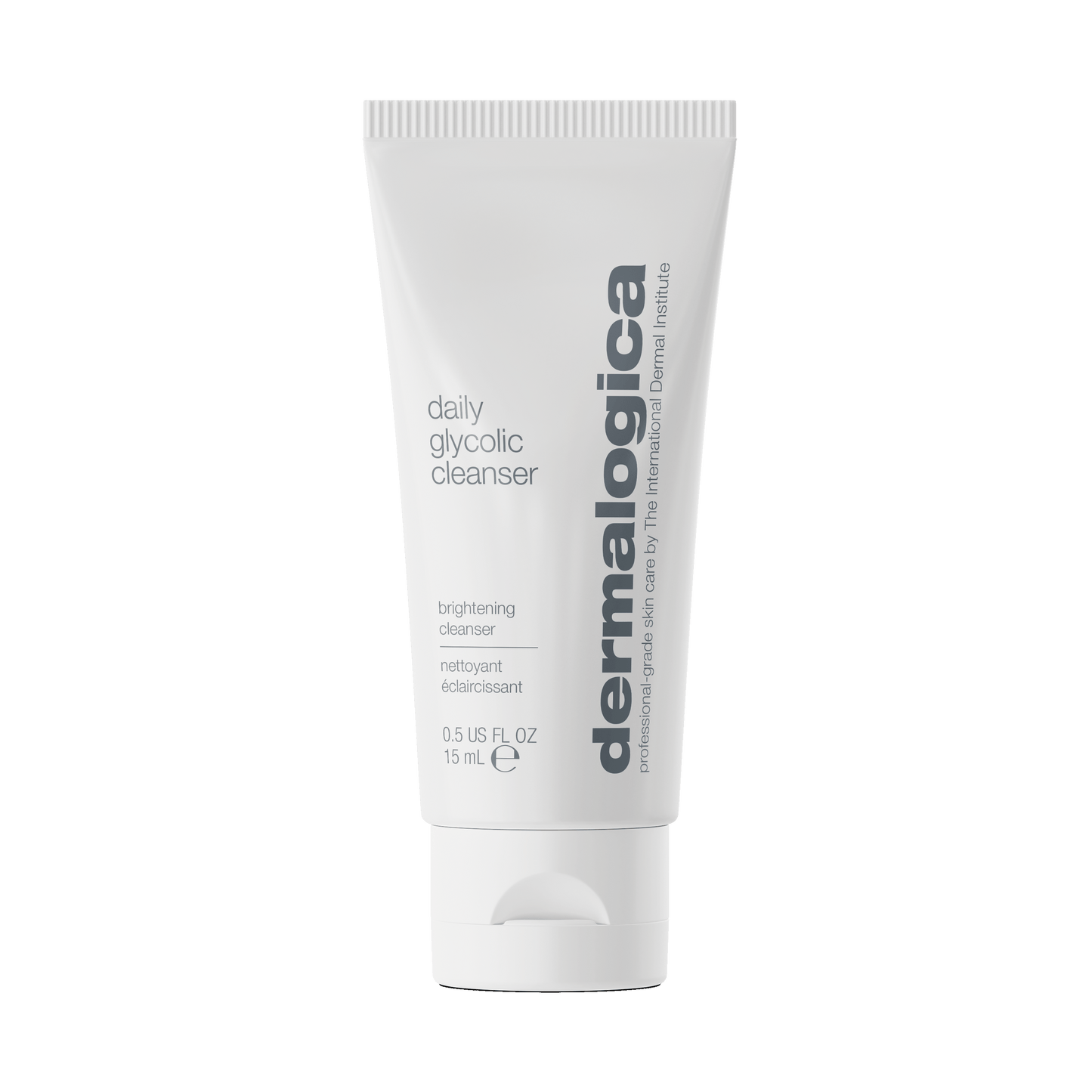 Eine 15-ml-Tube Daily Glycolic Cleanser Luxus-Probe, gekennzeichnet als aufhellendes Reinigungsmittel. Bitte beachten: nicht lieferbar.