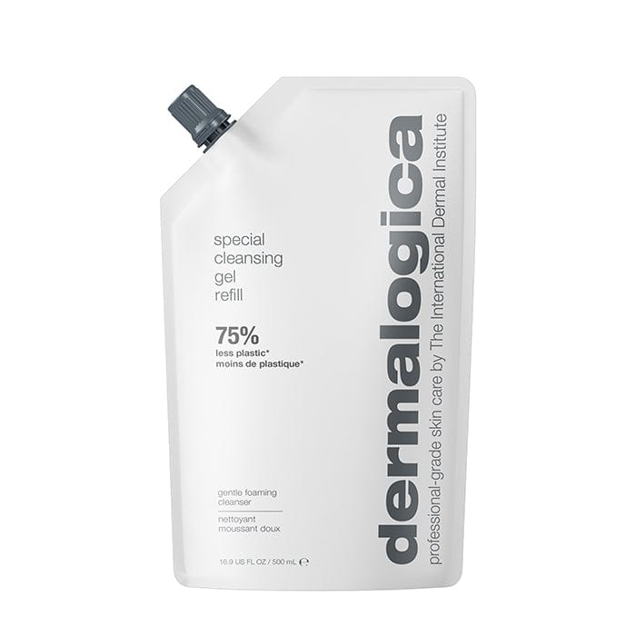 Dermalogica Special Cleansing Gel Nachfüllpackung mit 75% weniger Plastik.