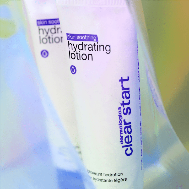 Nahaufnahme von Dermalogica Skin Soothing Hydrating Lotion Tuben.