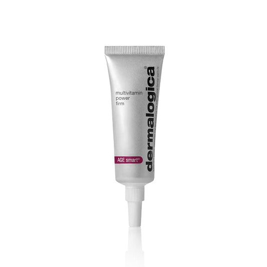 Tube von "Dermalogica Multivitamin Power Firm" Creme auf weißem Hintergrund.