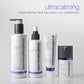 Das „Dermalogica Stabilizing Repair Serum“ sticht unter den UltraCalming-Produkten besonders hervor; der obenstehende deutsche Text erwähnt kolloidales Hafermehl zur Stärkung der Hautbarriere.