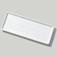 Ein weißes Tablett mit der Aufschrift Dermalogica, perfekt als Dermalogica-Tablett – Dein Geschenk! oder Geschenkartikel.