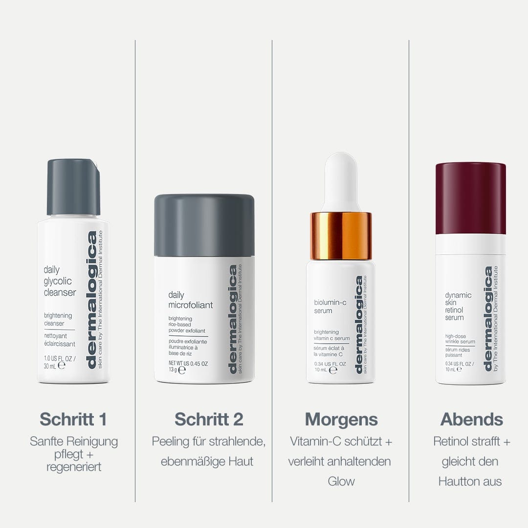 Produktebox mit einer Auswahl an Hautpflegeprodukten
