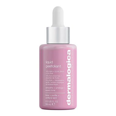 Flasche des Dermalogica Liquid Peeling-Exfoliants mit Tropfenzähler.