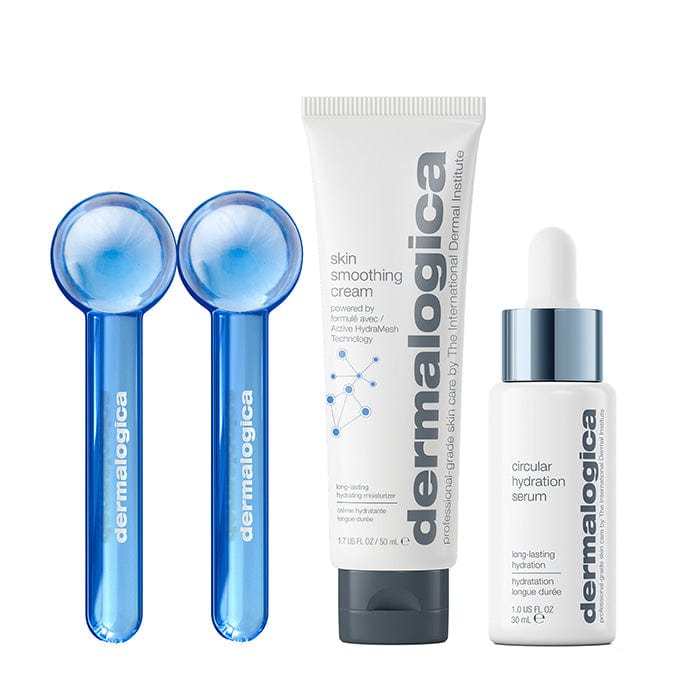 Das Cooling Globe Kit Hautpflegeset bietet ein erfrischendes Behandlungserlebnis zu Hause mit Cooling Globes.