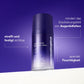 Ein Phyto Nature Lifting Eye Cream-Produkt vor violettem Hintergrund, auf Deutsch mit Vorteilen wie Feuchtigkeitsversorgung und Verringerung der Erscheinung von Augenlidfältchen gekennzeichnet, jetzt mit Anti-Aging-Hautpflege.