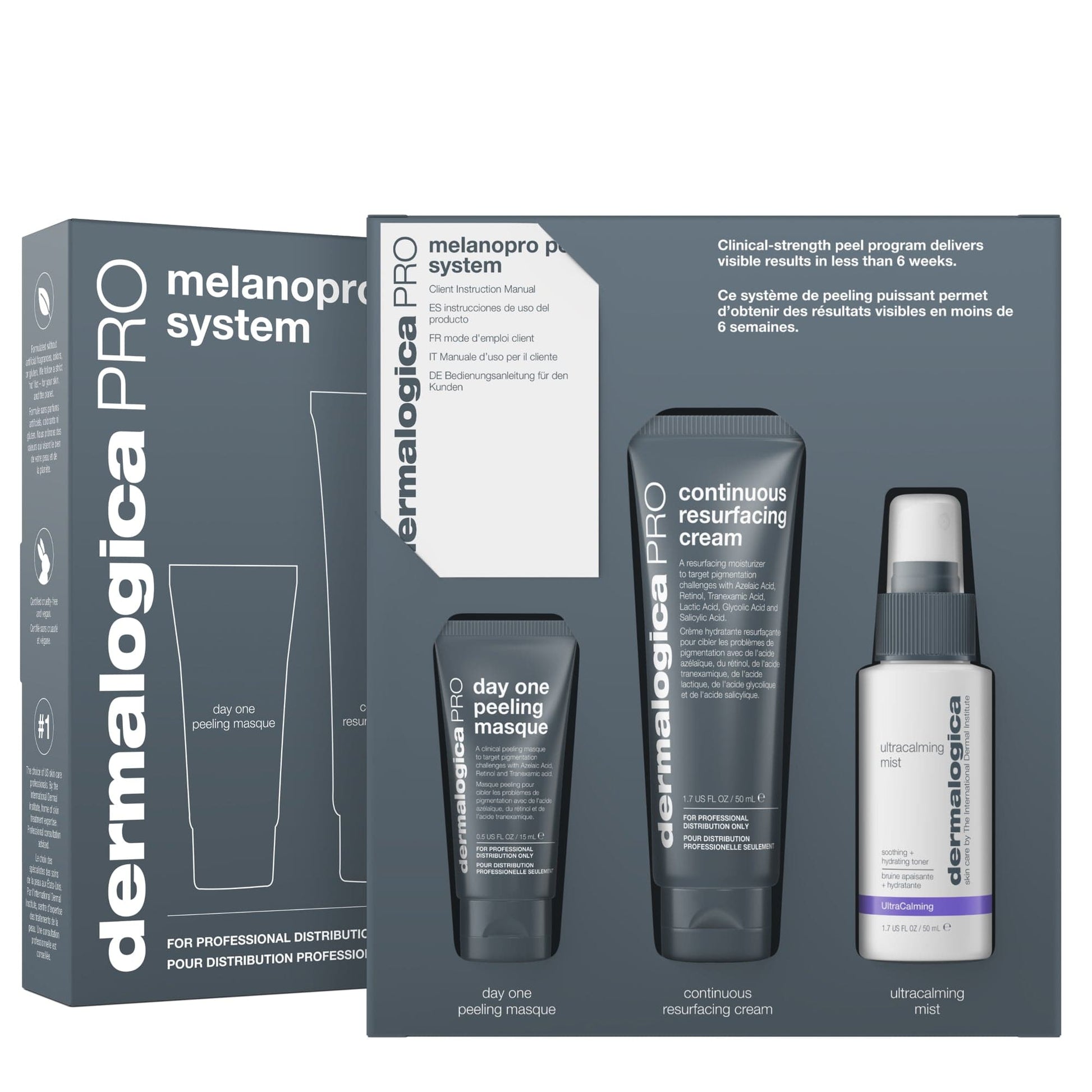Das Melanopro-Set bietet eine leistungsstarke Kombination aus Hautpflegeprodukten, darunter den Ultra Calming Cleanser und den PowerBright Moisturizer. Mit seiner fortschrittlichen Formel und speziell entwickelt.