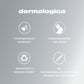 Grafik mit vier Icons zu Phyto Nature Oxygen Cream: Profi-Produkt, tierversuchsfrei & vegan, nachhaltige Innovation und moderne Hautpflege. Highlight: Straffende Feuchtigkeitspflege gegen Hautalterung. Text auf grauem Hintergrund.