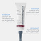 Eine Tube AGE Reversal Eye Complex mit deutscher Beschriftung, die die Vorteile dieser Augenpflege mit Retinol gegen Falten und zur Reduzierung dunkler Augenringe hervorhebt.