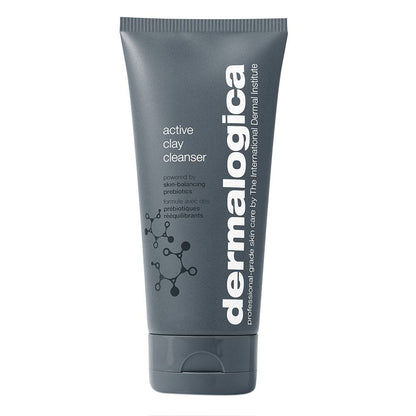 Tube des Dermalogica Active Clay Cleansers vor weißem Hintergrund.