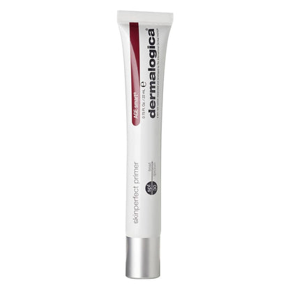 Eine Tube Dermalogica-Augencreme mit einem SkinPerfect Primer SPF 30 22 ml | Make-Up-Basis, auf weißem Hintergrund.