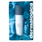 Dermalogica Sound Sleep Cocoon Nachtgel-Creme vor blauen, rauchartigen Wirbeln.