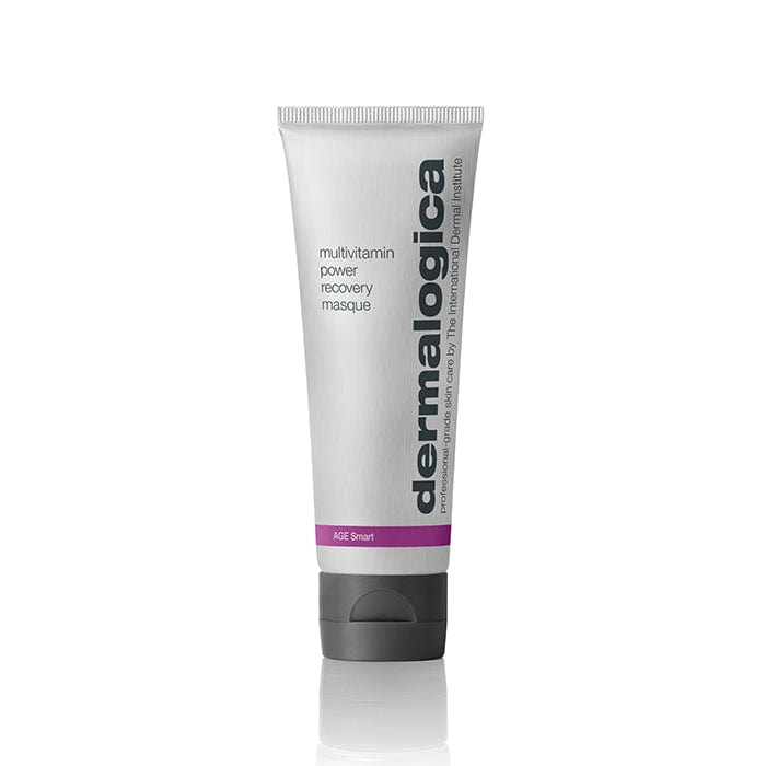 Tube der "Dermalogica Multivitamin Power Recovery Masque" auf weißem Hintergrund.